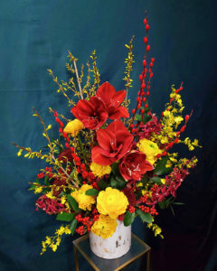 新年枱花-鮮花枱花-CNY FRESH TABLE FLOWER