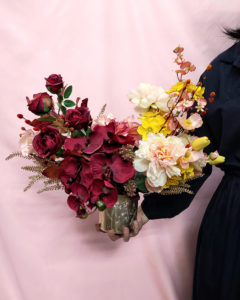 新年枱花-絲花枱花-CNY SILK TABLE FLOWER