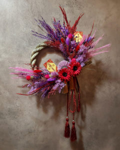 新年注連繩-乾花花環-CNY DRIED WREATH