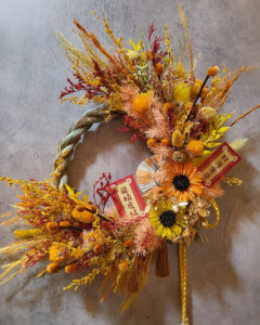 新年注連繩-乾花花環-CNY DRIED WREATH