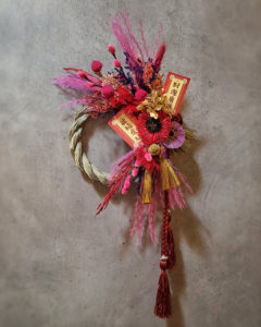 新年注連繩-乾花花環-CNY DRIED WREATH