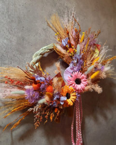 新年注連繩-乾花花環-CNY DRIED WREATH