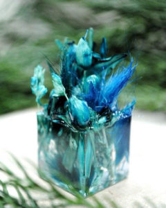 Out Of The Box - Floral Epoxy Resin Art