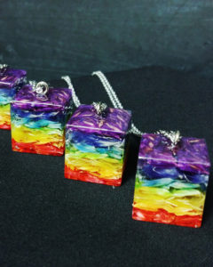 Flower In Ice - Epoxy Resin Art