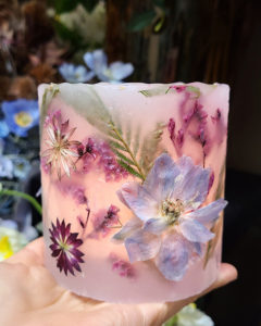 押花蠟燭 Floral Candel
